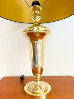 Discount Pamono Hollywood Regency Brass Table Lamp from Krisna, 1970s