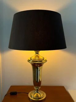 Discount Pamono Hollywood Regency Brass Table Lamp from Krisna, 1970s