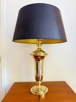 Discount Pamono Hollywood Regency Brass Table Lamp from Krisna, 1970s