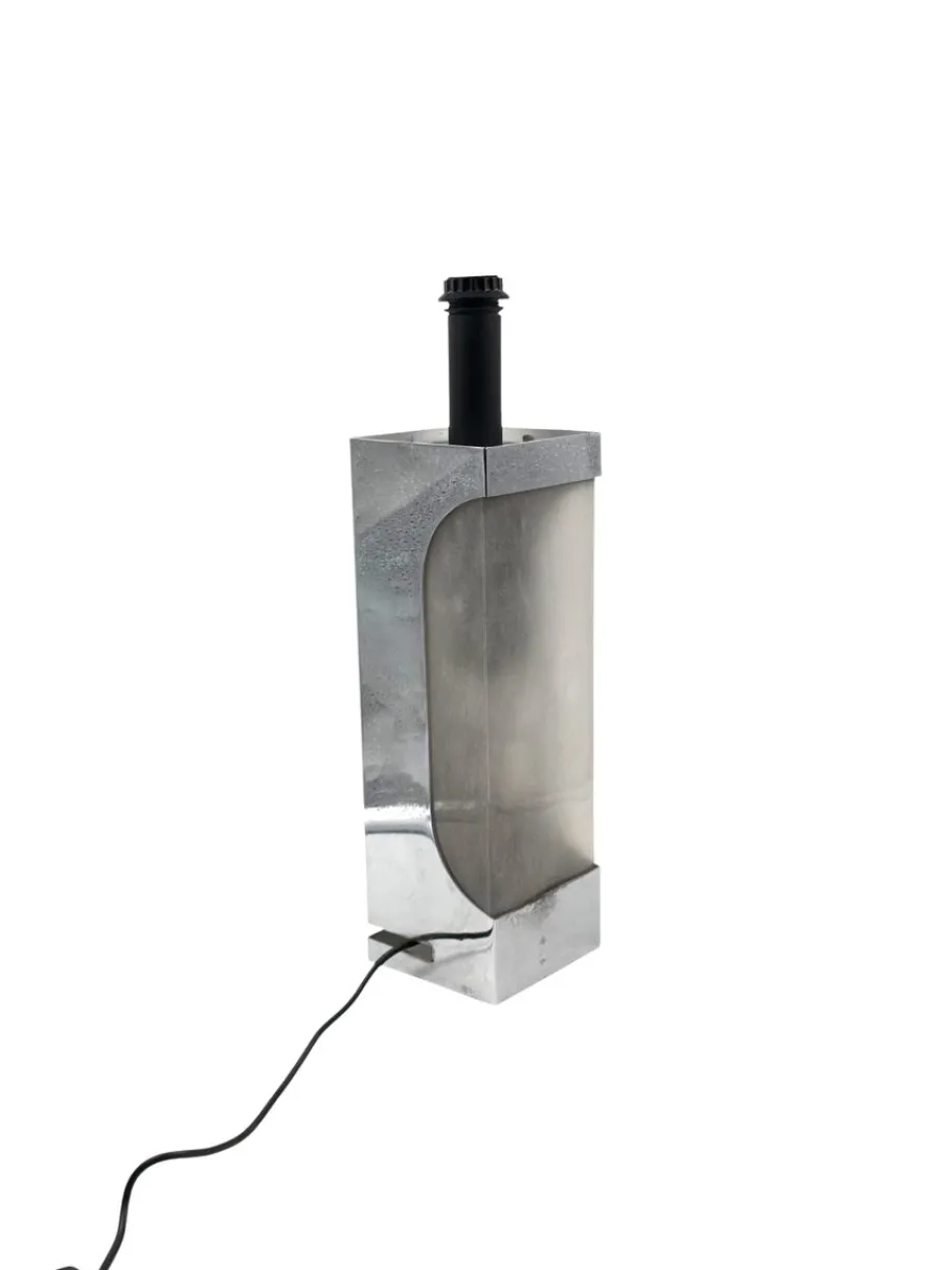 Outlet Pamono Hollywood Regency Chromed Table Lamp Base from Luci, Milan, Italy, 1970s