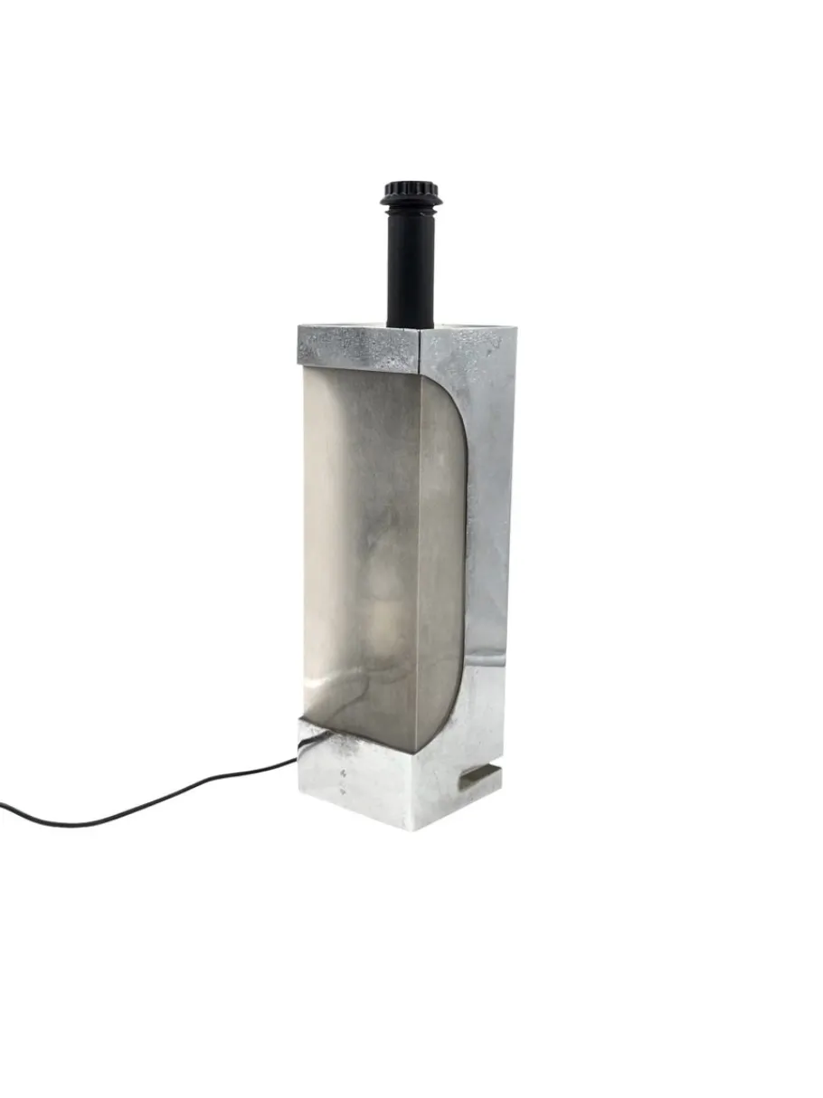 Outlet Pamono Hollywood Regency Chromed Table Lamp Base from Luci, Milan, Italy, 1970s