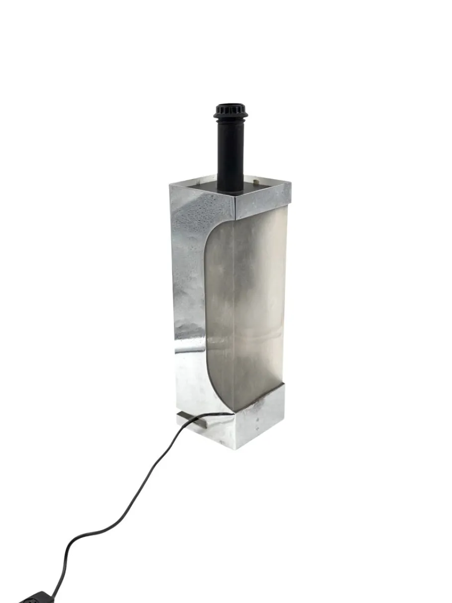 Outlet Pamono Hollywood Regency Chromed Table Lamp Base from Luci, Milan, Italy, 1970s