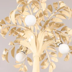 Discount Pamono Hollywood Regency Cream White Palm Tree Floor Lamp by Hans Kögl, 1970s