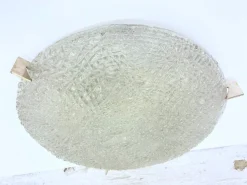 Discount Pamono Hollywood Regency Glass Ceiling Lamp by Kaiser, 1970s