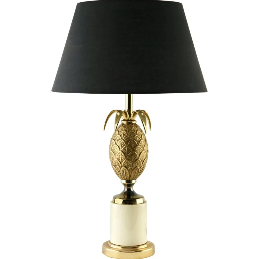 Sale Pamono Hollywood Regency Sculptural Brass Pineapple Table Lamp in the Style of Maison Jansen