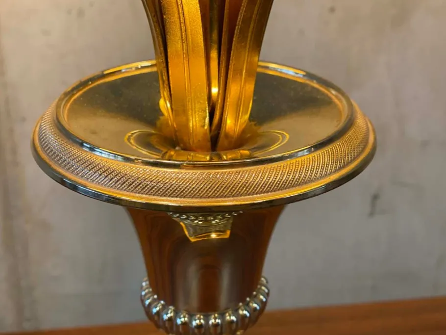 Online Pamono Hollywood Regency Style Palm Table Lamp from Maison Jansen, 1970s