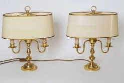 Discount Pamono Hollywood Regency Table Lamp in the style of French Bouillotte, 1980s