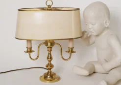 Discount Pamono Hollywood Regency Table Lamp in the style of French Bouillotte, 1980s