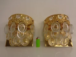 Sale Pamono Hollywood Regency Wall Lamps from Sölken Leuchten, 1970s, Set of 2
