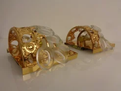 Sale Pamono Hollywood Regency Wall Lamps from Sölken Leuchten, 1970s, Set of 2