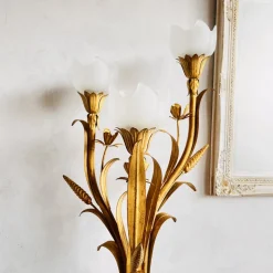 Best Pamono Hollywood Regency Wheat Sheaf Floor Lamp