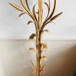 Best Pamono Hollywood Regency Wheat Sheaf Floor Lamp