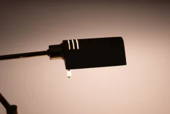 New Pamono Holtkoetter Brass Swing Arm Floor Lamp, Germany, 1980s