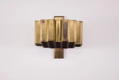 New Pamono Honeycomb Wall Lamp by Jules Wabbes, 1950s