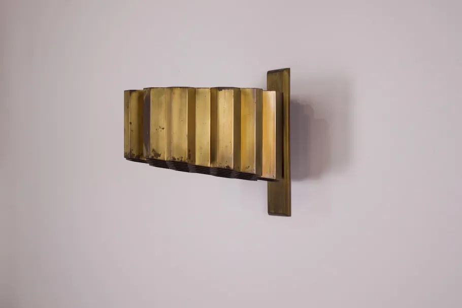 New Pamono Honeycomb Wall Lamp by Jules Wabbes, 1950s