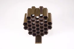 New Pamono Honeycomb Wall Lamp by Jules Wabbes, 1950s