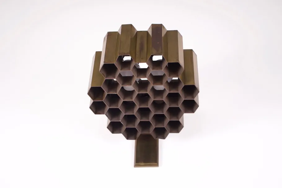 New Pamono Honeycomb Wall Lamp by Jules Wabbes, 1950s