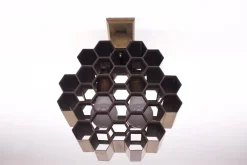 New Pamono Honeycomb Wall Lamp by Jules Wabbes, 1950s