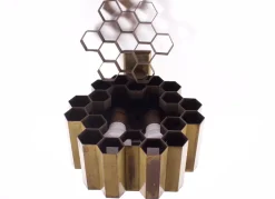 New Pamono Honeycomb Wall Lamp by Jules Wabbes, 1950s