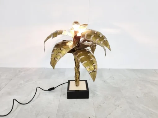 Best Pamono House Jansen Palm Table Lamp, 1970s