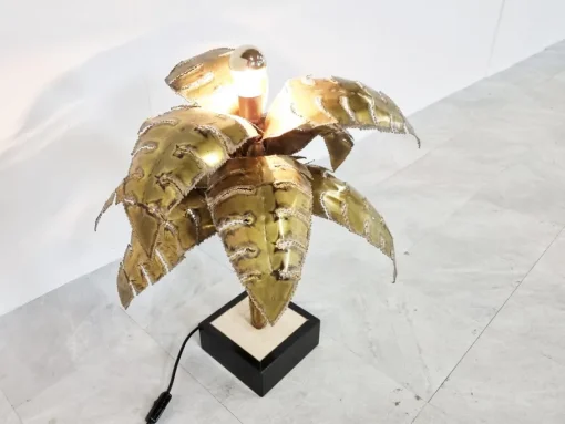 Best Pamono House Jansen Palm Table Lamp, 1970s
