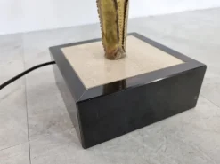 Best Pamono House Jansen Palm Table Lamp, 1970s