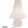 Online Pamono Huge Mushroom Table Lamp in White Murano Glass from De Majo, 1960s
