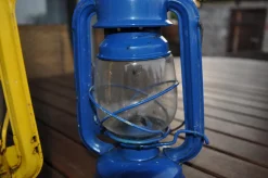 Sale Pamono Hungarian Yellow and Blue Oil Lamps, 1960s, Set of 2