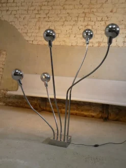 Discount Pamono Hydra Floor Lamp by Pierre Folie, 1970s
