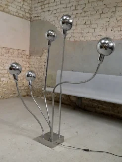 Discount Pamono Hydra Floor Lamp by Pierre Folie, 1970s