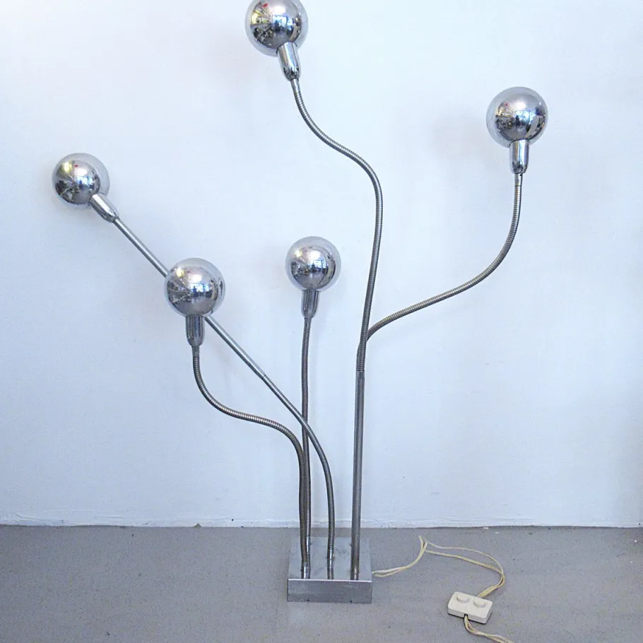 Sale Pamono Hydra Lamp by Pierre Folie, 1970s