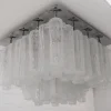Hot Pamono Ice Glass Ceiling Lamp from Kalmar Franken Kg, 1960s
