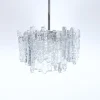 Hot Pamono Ice Glass Chandelier by J. T. Kalmar for Kalmar Franken KG, 1960s