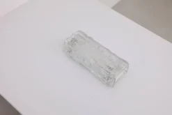 Hot Pamono Ice Glass Sconce of Wall Light from Kaiser Leuchten, 1960s