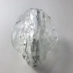 New Pamono Ice Glass Wall Lights by J. T. Kalmar for Kalmar Franken KG, 1970s, Set of 2