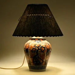 Hot Pamono Imari Porcelain Table Lamp, 1890s