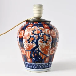 Hot Pamono Imari Porcelain Table Lamp, 1890s