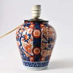 Hot Pamono Imari Porcelain Table Lamp, 1890s