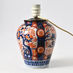 Hot Pamono Imari Porcelain Table Lamp, 1890s