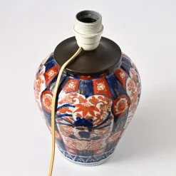 Hot Pamono Imari Porcelain Table Lamp, 1890s