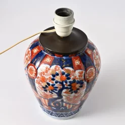 Hot Pamono Imari Porcelain Table Lamp, 1890s