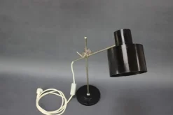 Sale Pamono Industrial Adjustable Black Bakelite Table Lamp, Former Czechoslovakia, 1970s