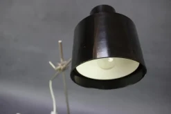 Sale Pamono Industrial Adjustable Black Bakelite Table Lamp, Former Czechoslovakia, 1970s