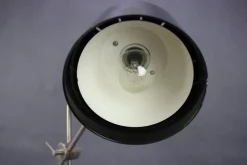 Sale Pamono Industrial Adjustable Black Bakelite Table Lamp, Former Czechoslovakia, 1970s