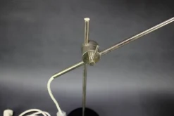 Sale Pamono Industrial Adjustable Black Bakelite Table Lamp, Former Czechoslovakia, 1970s