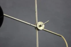 Pamono Industrial Adjustable Black Bakelite Table Lamp, Former Czechoslovakia, 1970s