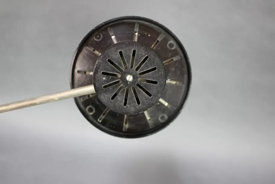 Pamono Industrial Adjustable Black Bakelite Table Lamp, Former Czechoslovakia, 1970s