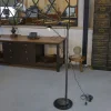 Discount Pamono Industrial Adjustable Metal Workshop Spotlight Floor Lamp, 1950s
