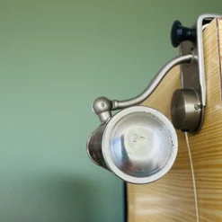 Clearance Pamono Industrial Aluminium Shelf or Picture Light with Clamp, 1960s