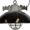 Online Pamono Industrial Black Enamel and Cast Iron Cage Pendant Light from Elektrosvit, 1960s